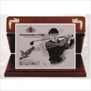 작가 인물 그림 콜렉션 크리스탈 상패 1