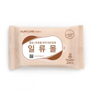 플라스틱제로 생분해 물티슈 20매 (40gsm)