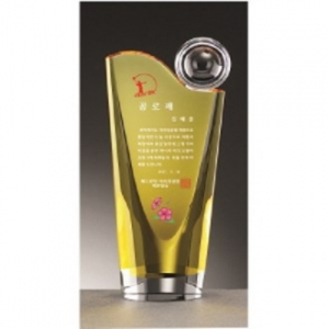 투톤 크리스탈 상패