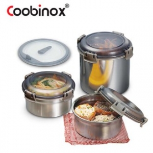 [쿠비녹스] 스텐팩 누름 밀폐용기 3호- 62