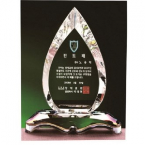 물방울 크리스탈 상패