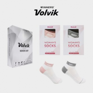 볼빅 2족 양말 세트 (여성) 스포츠 양말 2족