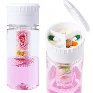 (H- 059) 알약 뚜껑 차망 트라이탄 보틀350ml