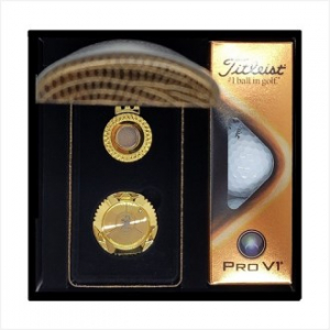 타이틀리스트 프로v1, 3구 +수평계 볼마커 세트