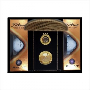 타이틀리스트 프로v1, 6구 +수평계 볼마커 세트