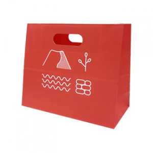 아트지 인쇄 끈없는 쇼핑백 (무광) 270*100*230mm // 제작