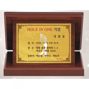 명품 골드99.9% 순금 가로 가리비 상패