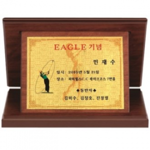 명품 골드99.9% 순금 가로 가리비 상패