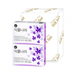 식물나라 라벤더 릴렉싱 2p 비누 선물세트