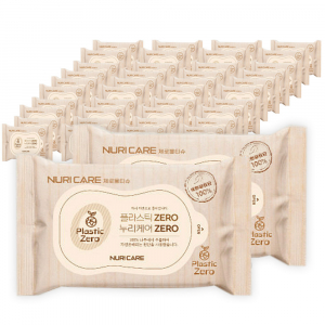 제로물티슈 휴대형 10매 엠보싱 생분해원단