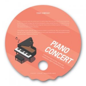 파도 (원형) 부채