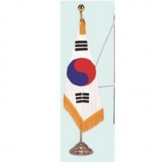 자수 태극기 1