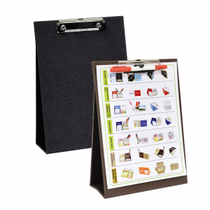 탁상용- 가죽 클립 보드