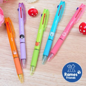 라메스 프렌즈 3색 볼펜 (독일잉크 - 초저점도)