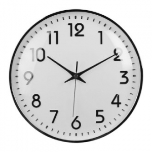 투풀크롬볼록 벽시계 300