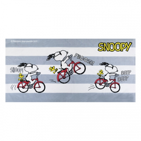 송월타올 스누피 바이크76 비치 바스타월 s #3