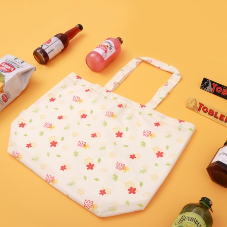 메이드유 플라워 장바구니 접이식 방수 시장가방 #3