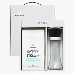 비온뒤 첫소금 함초소금 300g 그라인더 세트