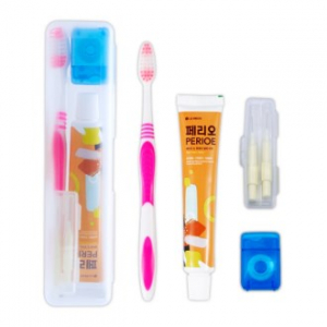 페리오 치약칫솔세트 8호 (치약,링칫솔,치실,치간칫솔2)
