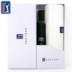 PGA 3단 7K 완전자동 무지 우산 + 260g 코마사 타올세트