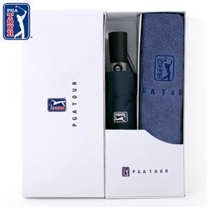 PGA 3단 7K 완전자동 무지 우산 + 150g 면사 타올세트