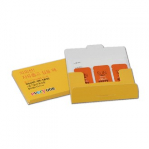 에브리원 1g 선크림 3매+물티슈 2매