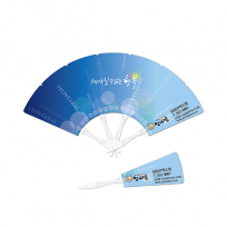 패션7쪽부채 (중/230mm)-꽃자루