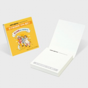 메모 A 74x78, 50매, 100매