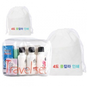 LG 여행용파우치 세면도구 휴대용 키트 7종 세트 (부직포 인쇄)