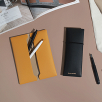 페니체 스튜디오 밴드 펜슬케이스, 고급가죽 // 국내생산