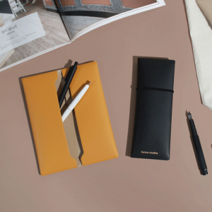 페니체 스튜디오 밴드 펜슬케이스, 고급가죽 // 국내생산