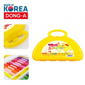 동아 노랑병아리 크레용 24색