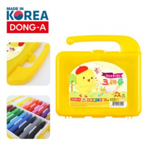 동아 노랑병아리 크레용 18색