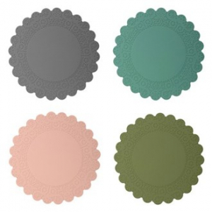 실리콘 레이스 럭셔리 냄비받침 // 국산