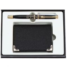 훈민정음 볼펜 콤비 코너 은장 소가죽 명함지갑