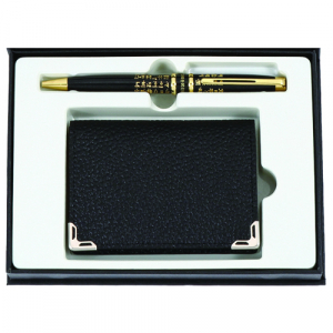 훈민정음 볼펜 콤비 코너 은장 소가죽 명함지갑