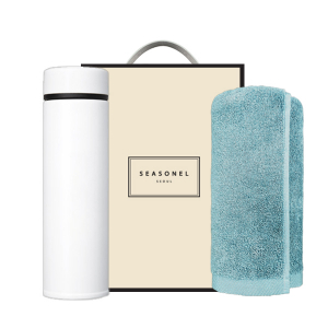 시즈넬 고급선물세트 항균 타올 + M45 텀블러 450ml