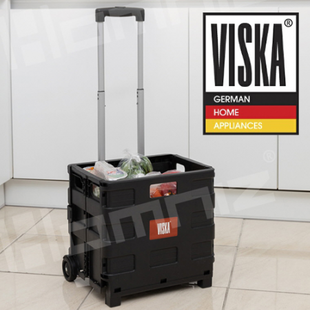 비스카 폴딩 접이식 이동식 쇼핑 카트 시장 장바구니 캐리어 #2