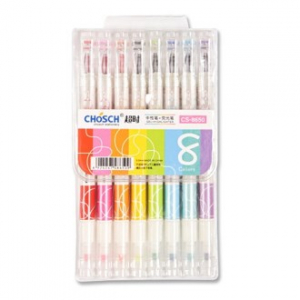 MP 8색 펜+형광펜 세트 BAH112