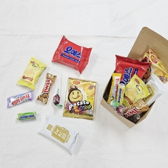 박스형A 과자세트+디자인 스티커