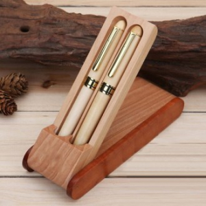 MP 라인 원목 볼펜+만년필 2P세트 BAH107