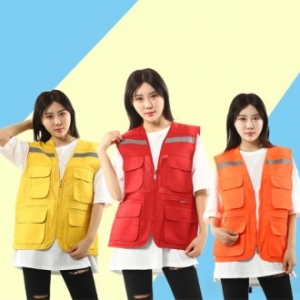 EL 115 고급망사 반사 메쉬망사 조끼 CAH364