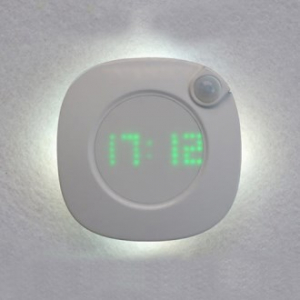 EL LED 시계겸용 무선 센서등 CAH343