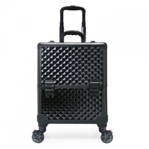 EL 에코라이프 다이아몬드 메이크업 전문가 가방, 알루미늄 하드 케이스 CAH316