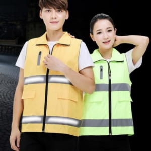 EL 스티치 카라 단체 조끼 CAH321