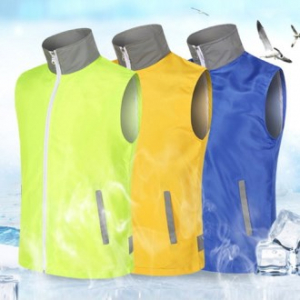 EL 카라 배색 단체 조끼 CAH294