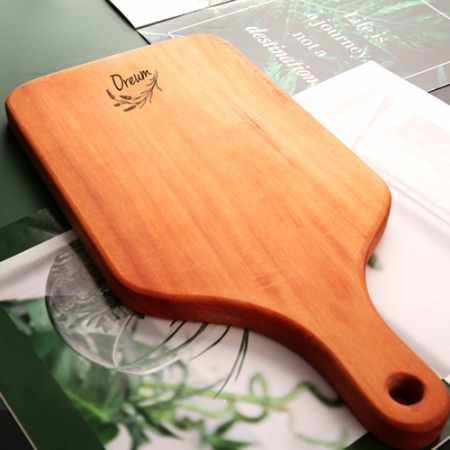 DH-014 마호가니 핸들 나무도마 중형 #2
