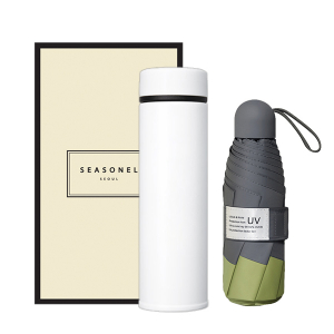 시즈넬 선물세트 M45 텀블러+5단 우산