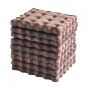 에코키친 블랙 호두나무 원목 컵받침 비스킷 코스터 CAH551