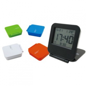 MP 미니 플립 여행용휴대 LED 알람시계 CAH588